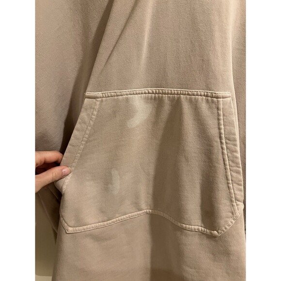 All Saints Xonda Beige Long Sleeve Cotton Hoodie Dress Size Small - Picture 3 of 12